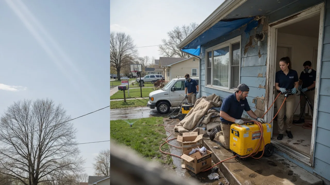 Basement Flood Cleanup in Leeds, ND near me